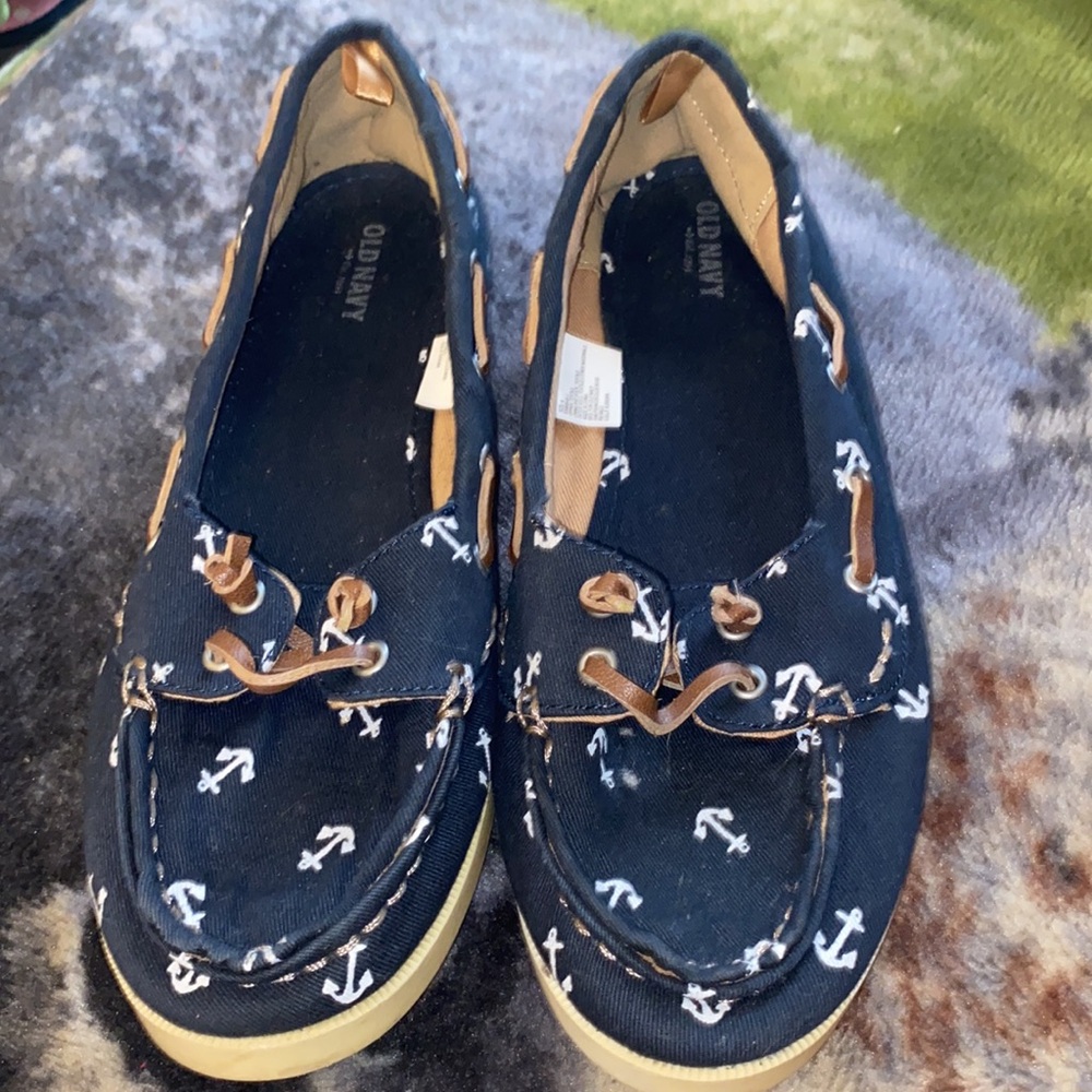 Old Navey anchor print loafers - Picture 3 of 7